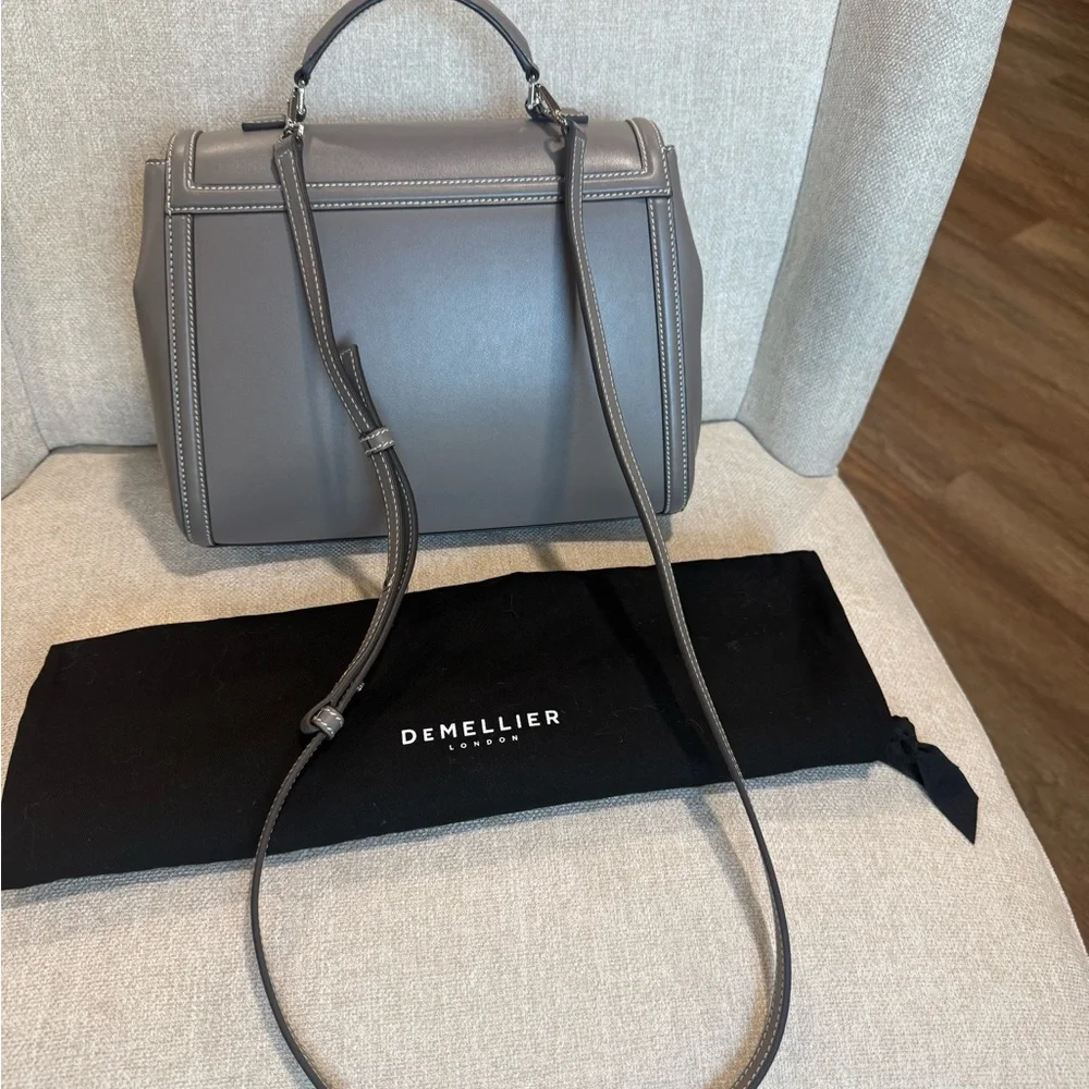 Demellier Midi Paris in Stone Grey - Picture 6 of 14